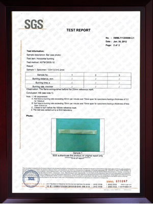ASTM D 635 Moulded grating
